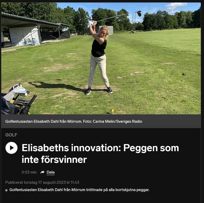 Media om Pegmate – din innovativa golfprodukt